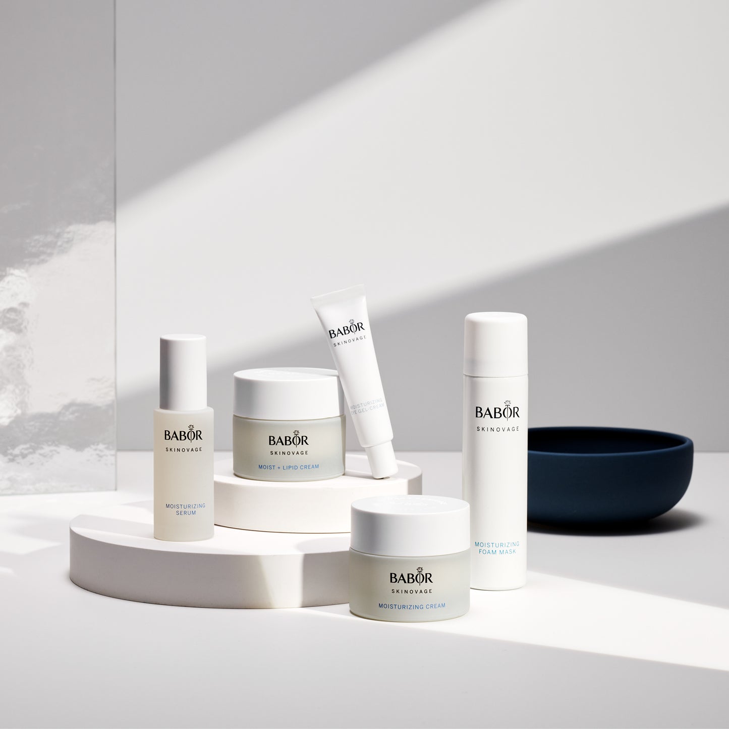 Babor Skinovage collection with Moisturizing Eye Gel – part of a complete hydrating skincare routine for sensitive and dry eye areas