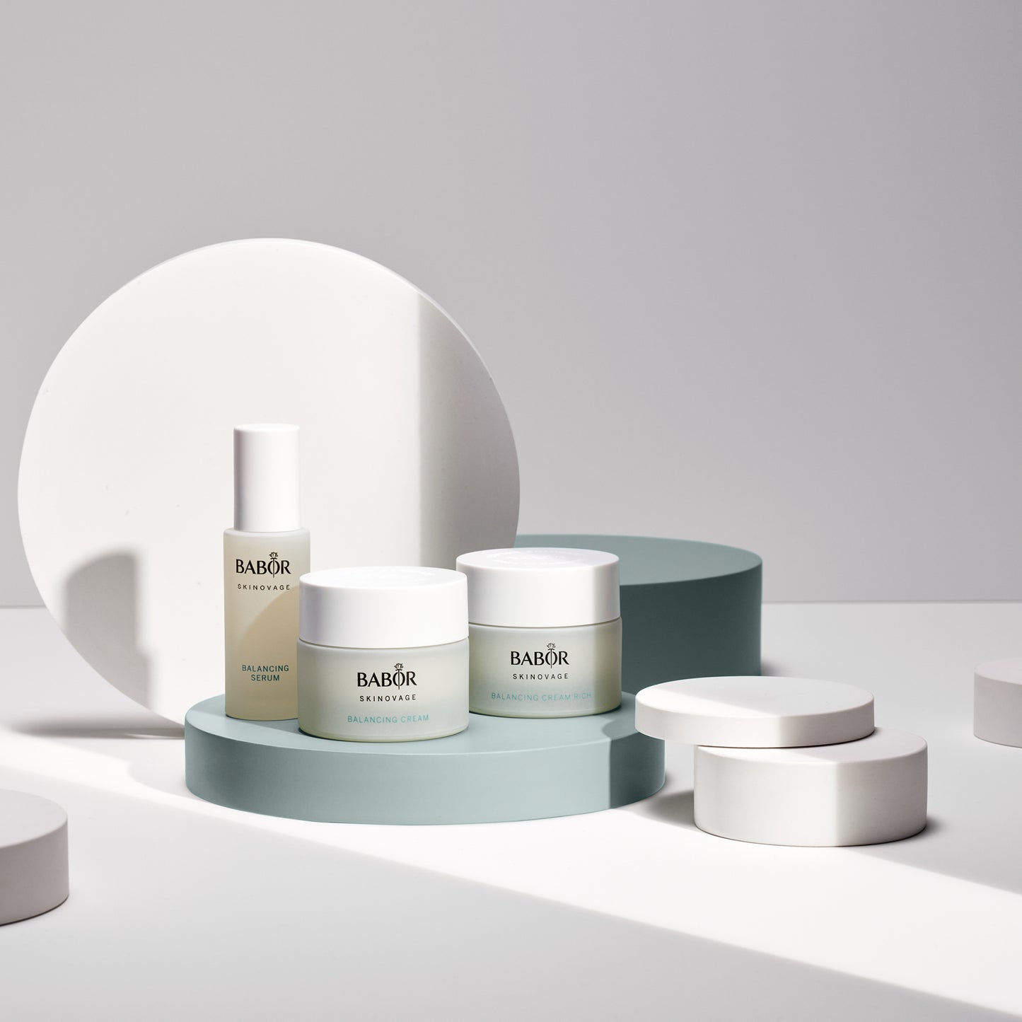 Babor Skinovage collection featuring Balancing Serum – advanced skincare system designed to support balanced, healthy skin.