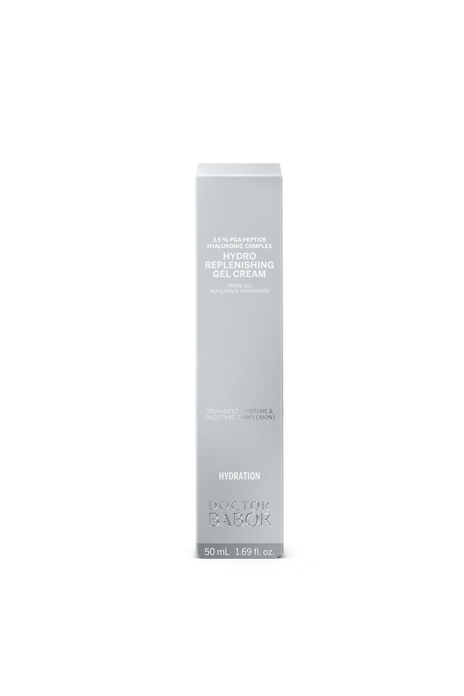 Babor  Hydro Replenishing Gel Cream in elegant packaging – deeply hydrating gel formula for smooth, refreshed skin, ideal for daily skincare routine.