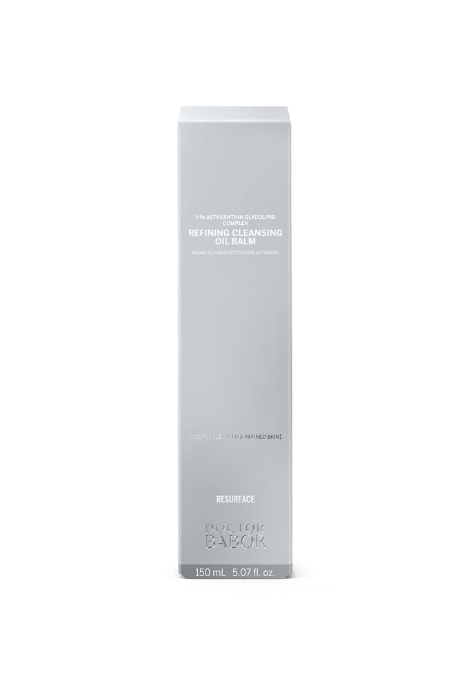 Babor Refining Cleansing Oil Balm in elegant jar packaging – luxurious oil-to-balm cleanser that removes makeup and impurities while nourishing the skin.